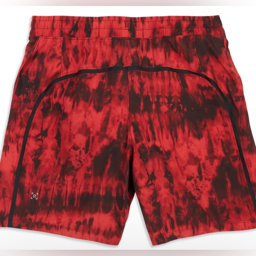 Lululemon Men’s Pace Breaker Short 7” LL - Sz: S Color: Red Dye Print - GDBM. - Picture 2 of 2
